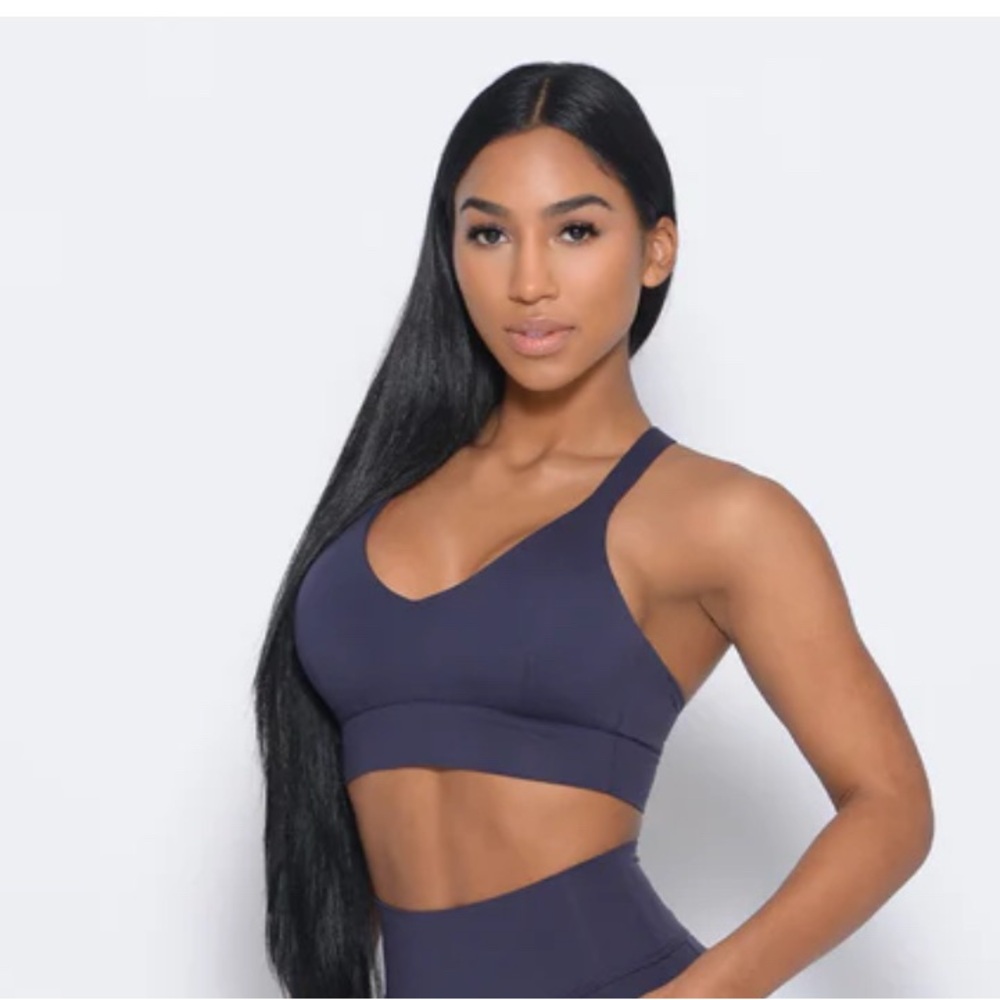 Bombshell Sportswear Navy Sports Bra